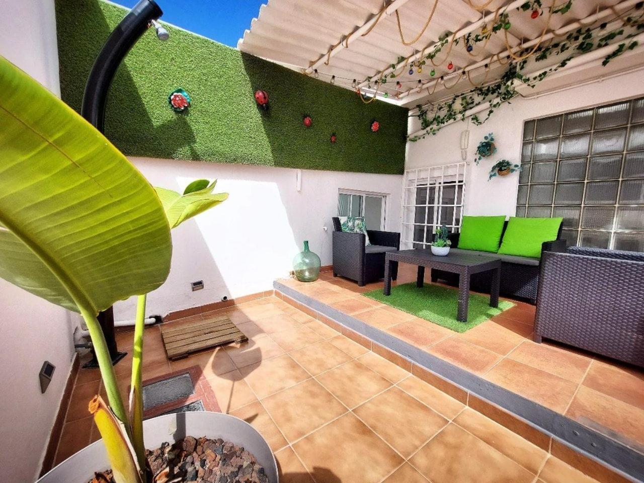 Apartamento Casa Bimba Agaete Con Terraza Y Ducha Exterior Exterior foto